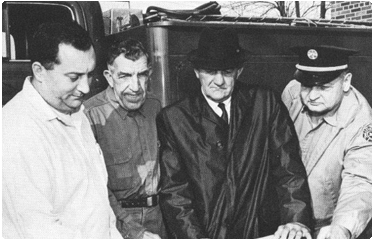 David Zuidmulder (third from left) joined the Green Bay Fire Department in 1934 and served as chief from 1955 until he retired in 1972.