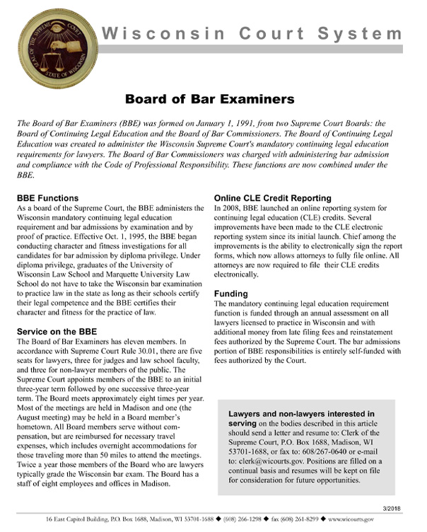 Board of Bar Examiners