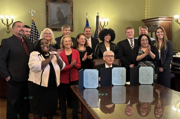 Governor Tony Evers signs bill