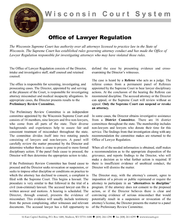Office of Lawyer Regulation