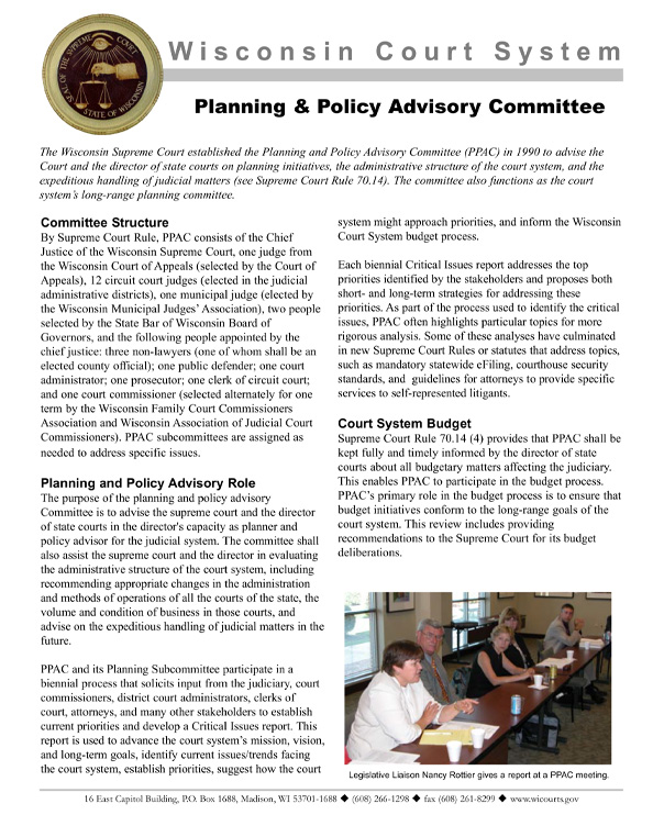 Planning and Policy Advisory Committee (PPAC)