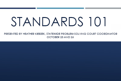 Standards 101 training part 1
