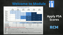 Module 11: Applying scores to RCM