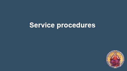Service procedures