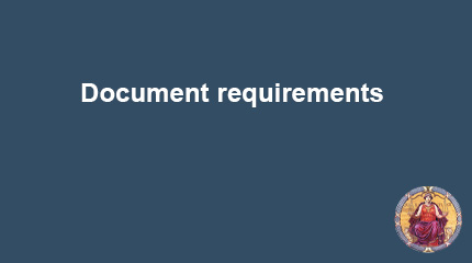 Document requirements