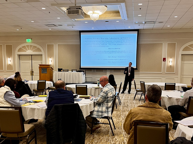 The annual family law seminar was held in Pewaukee from March 18-20