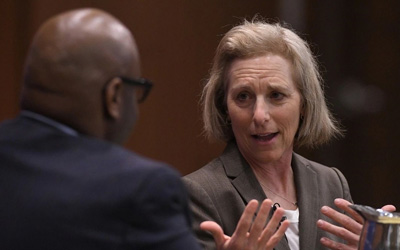 Chief Justice Jill Karofsky speaks at Marquette Law School event