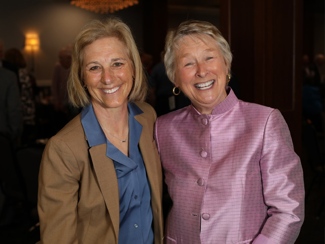 Chief Justice Karofsky with former Justice Ann Walsh Bradley
