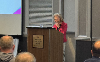 Chief Justice Karofsky speaks at Domestic Violence training seminar