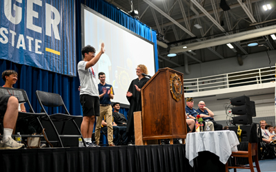Justice Dallet addresses students, administers oath at Badger Boys State