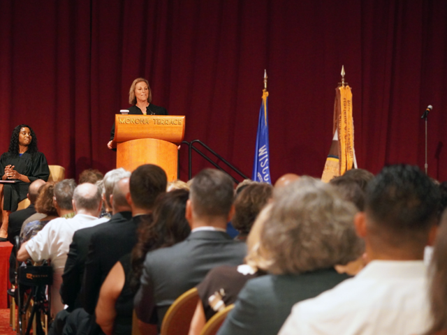Justice Taylor's Investiture ceremony was held August 14