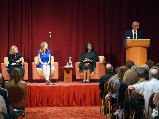 Justice Taylor's Investiture ceremony was held August 14