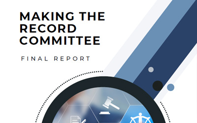 Making the Record Committee report