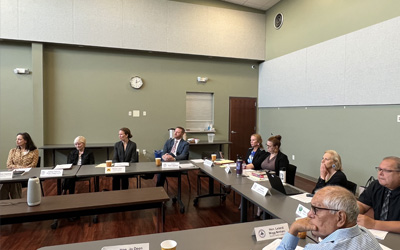 A group of about 30 people, including Wisconsin Supreme Court justices and members of the Wisconsin Tribal Judges Association met to discuss a number of issues of mutual interest on June 9 in Madison.
